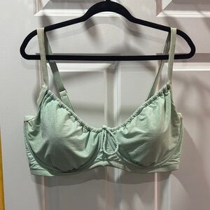 Mint Green plus Women's bikini top